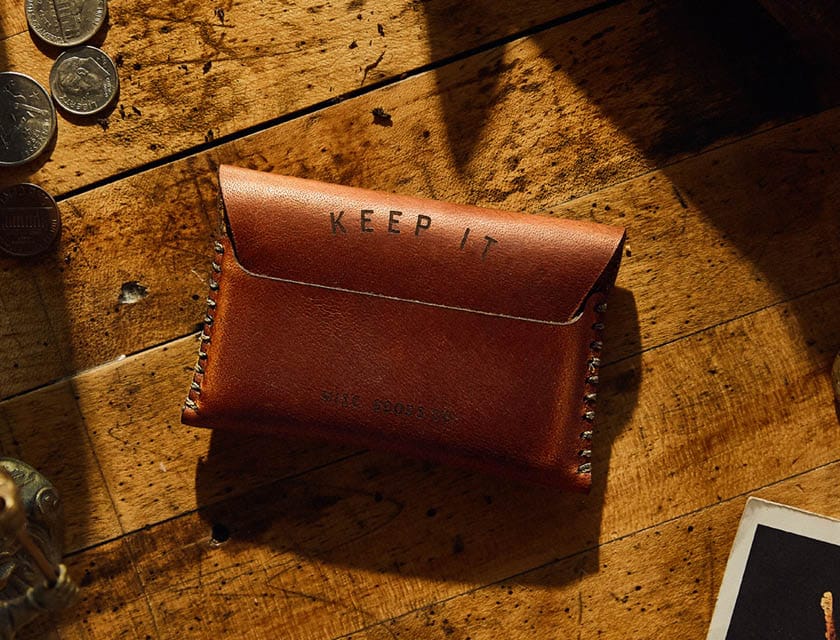 Wallet on floor