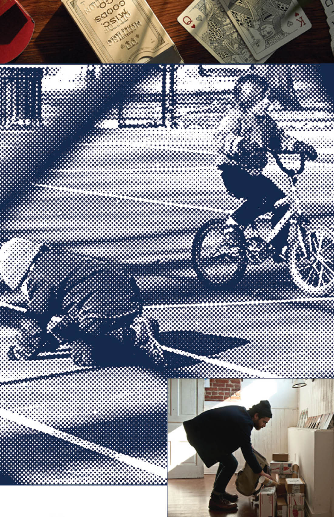 Collage of family activities