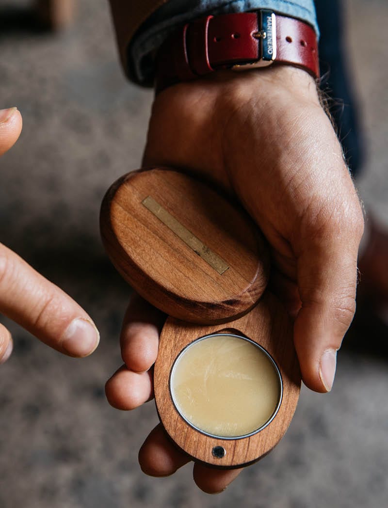 Applying Solid Cologne